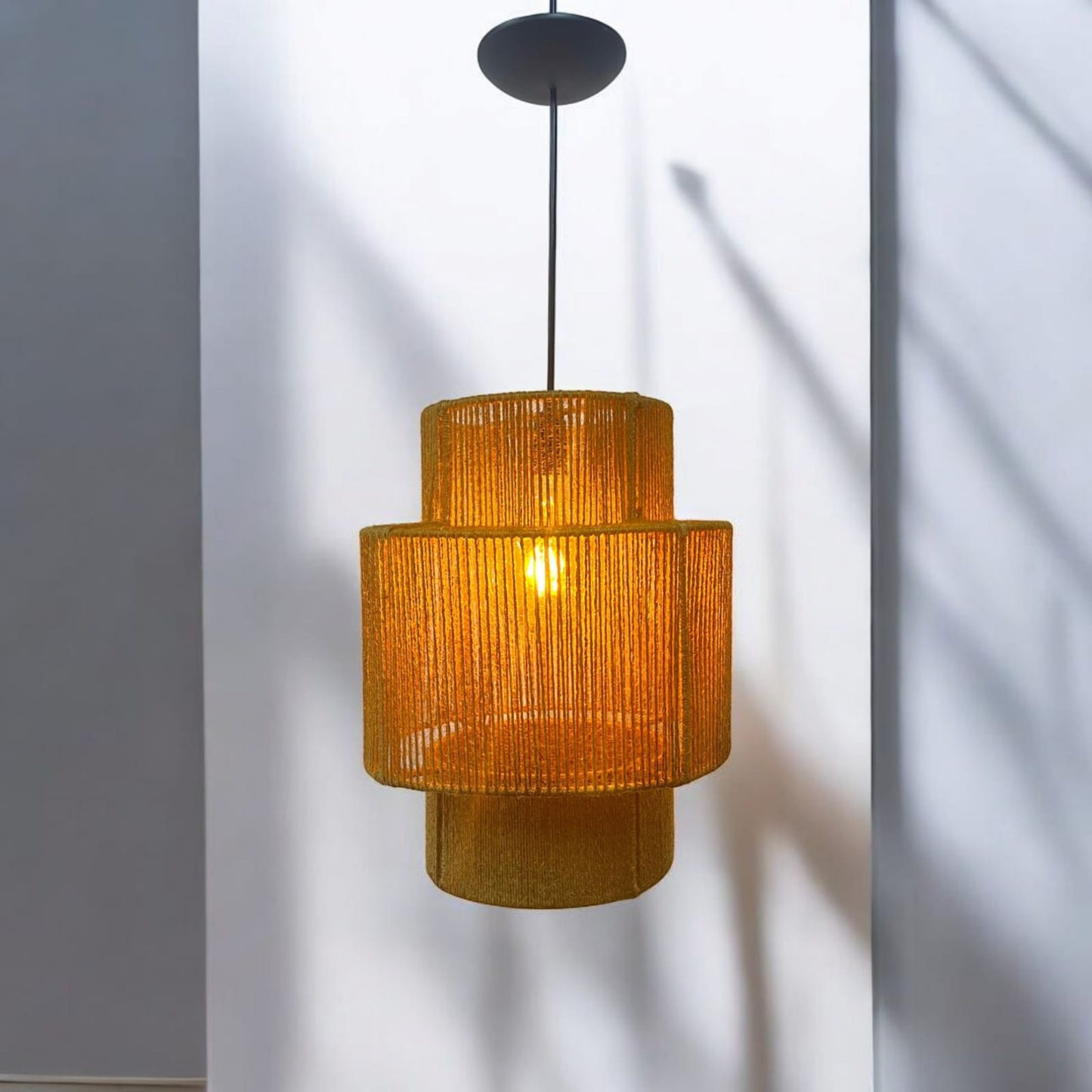 Pendente Luminária Lustre De Teto Torre R3 Rústico