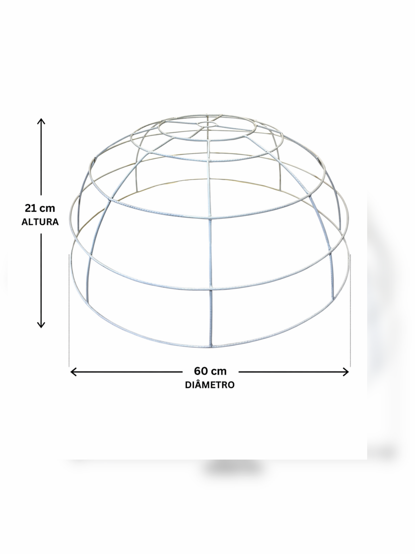 Estrutura P/Luminária de Teto 60cm Diâmetro