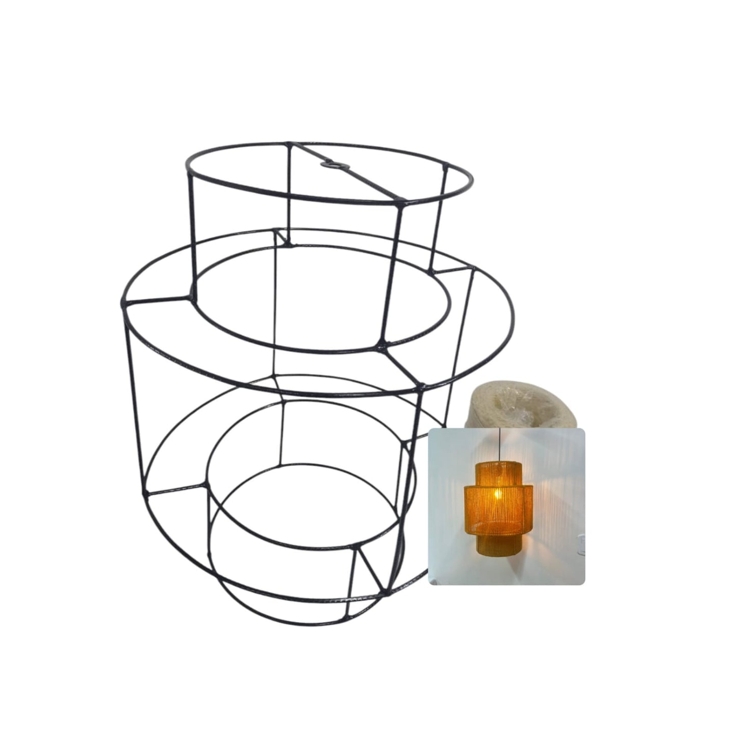 Aramado Para Fazer Luminária Torre 3 Andares