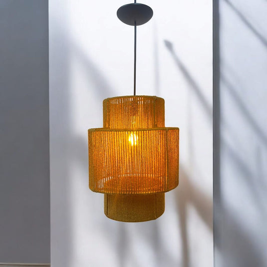 Pendente Luminária Lustre De Teto Torre R3 Rústico