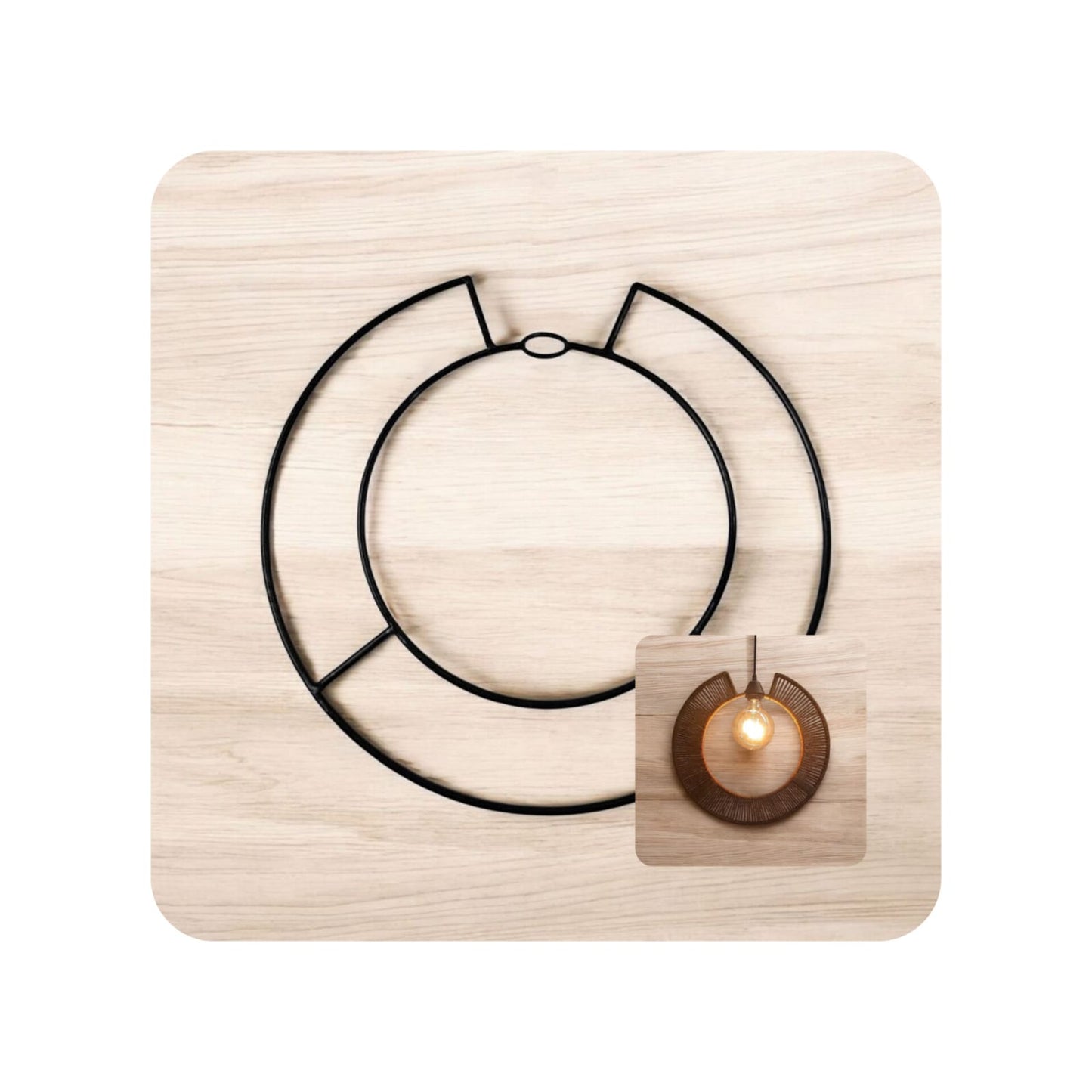 Aramado P/Pendente Argola 45cm
