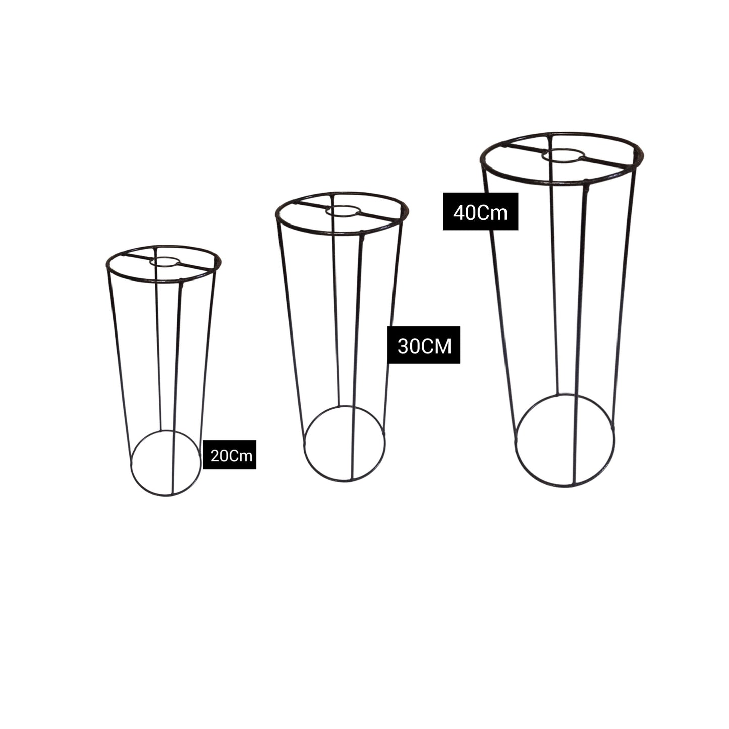 Kit c/3 Aramados Trio Lamparina Para Fazer Luminárias Pendentes De Teto