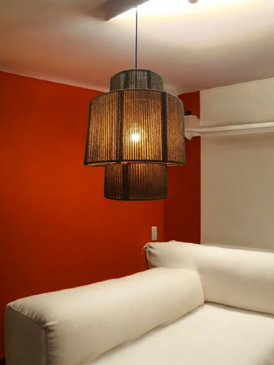 Pendente Luminária Lustre De Teto Torre R3 Rústico