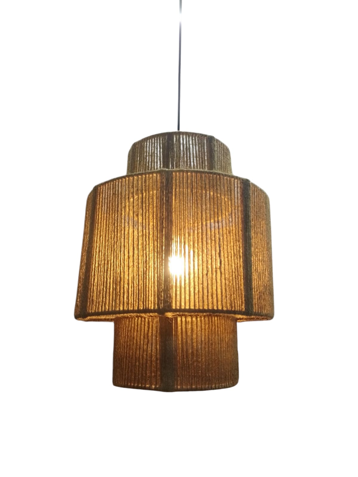 Pendente Luminária Lustre De Teto Torre R3 Rústico