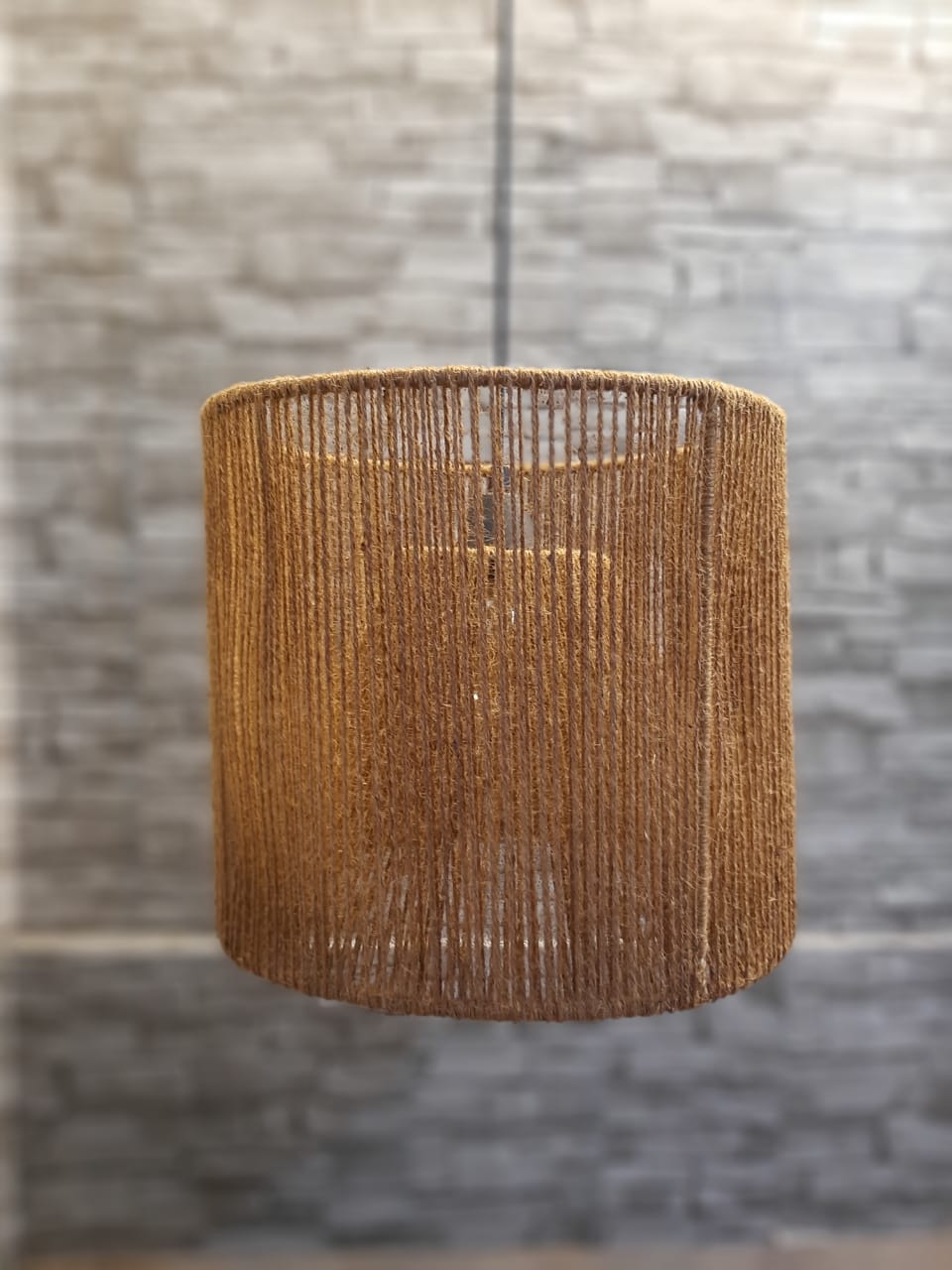 Luminária Pendente Lustre Teto Redondo C/Cúpula Interno 30x35