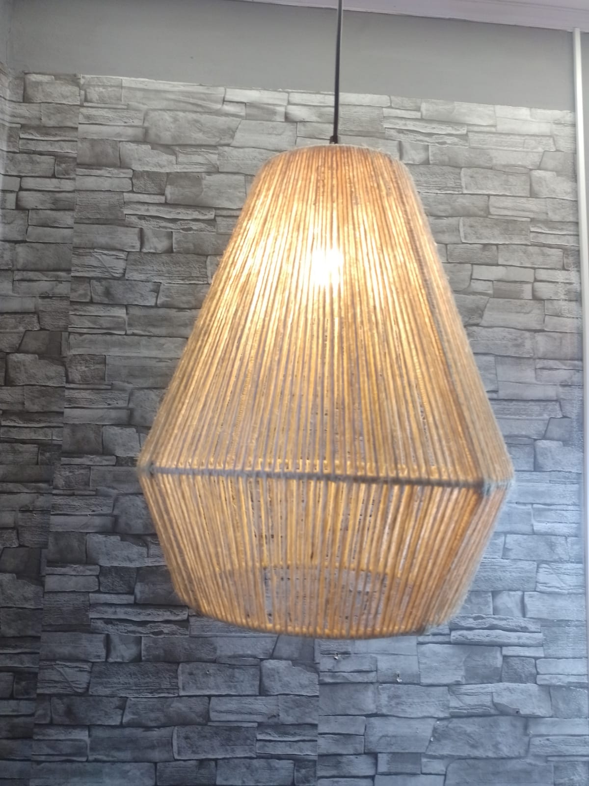 Estrutura Aramada P/Pendente Lampião de Teto 35x35