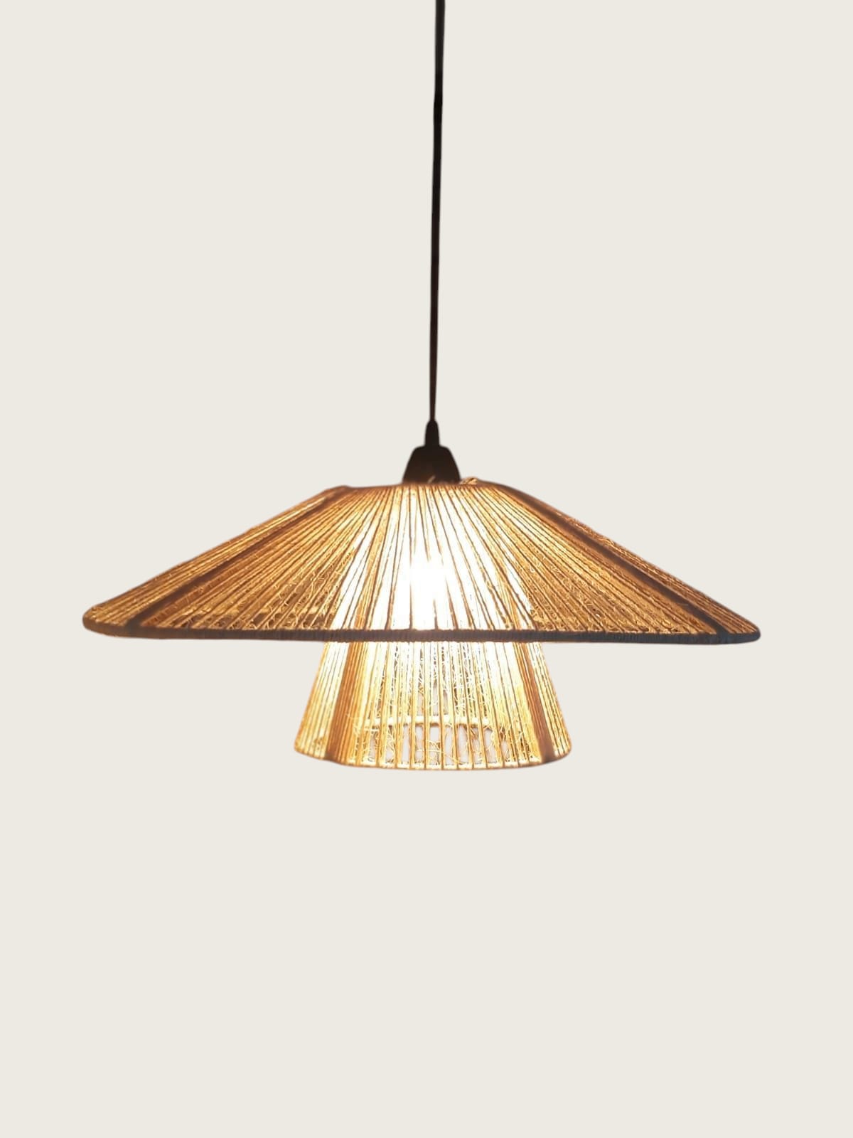 Estrutura Aramada P/Pendente De Teto 40 Cm Diâmetro Duplo